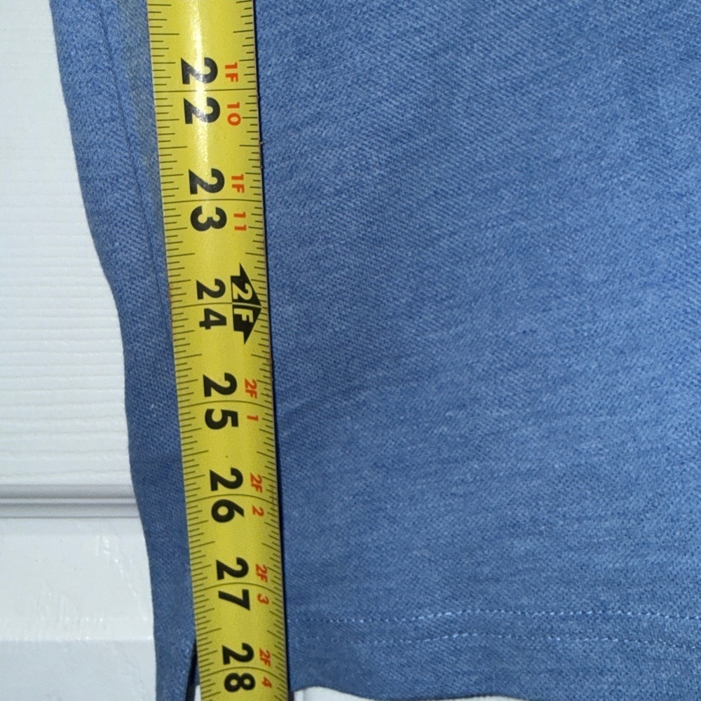 Club Room Men's Heather Blue Polo Shirt - Picture 4 of 6